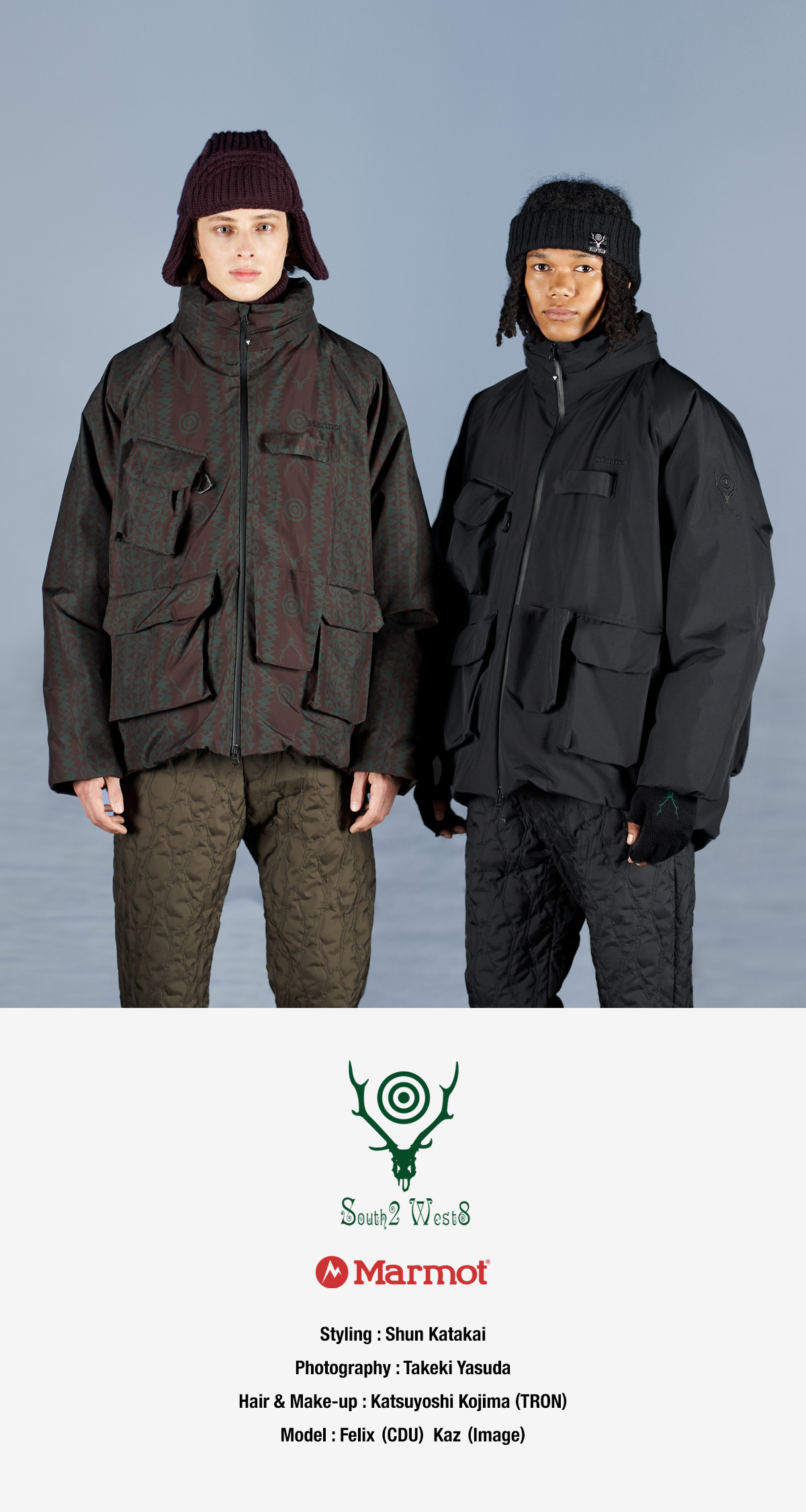South2 West8 × Marmot COLLABORATION PRODUCTS
