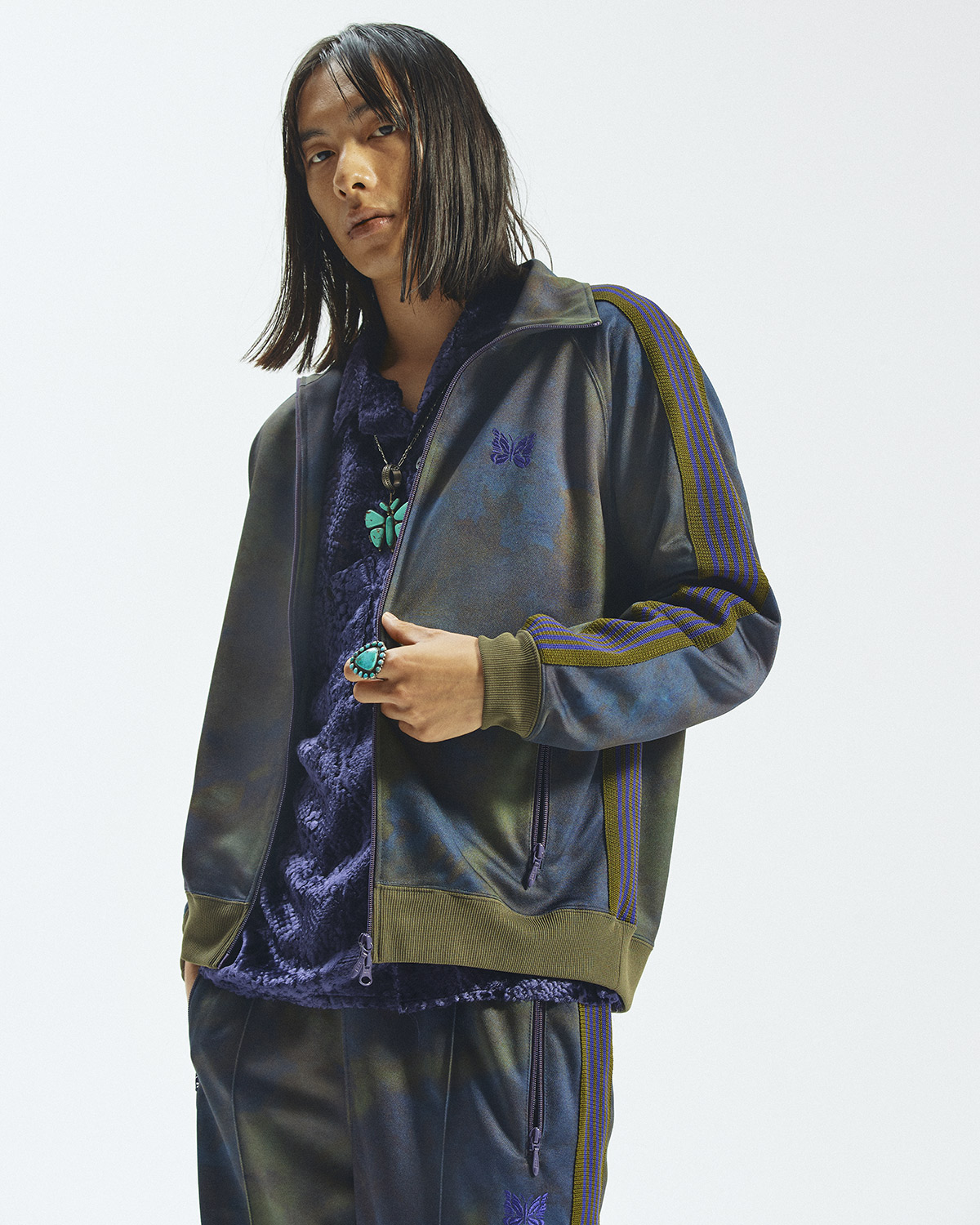 〈NEEDLES〉TRACK SUITS
PRINTED UNEVEN DYE for NEPENTHES