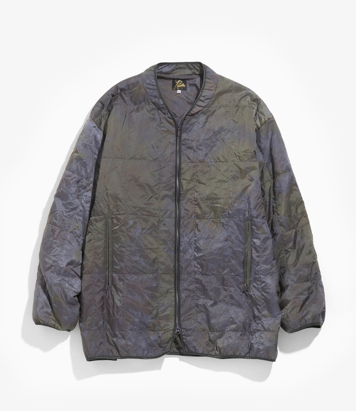 PIPING QUILT JACKET - NYLON RIPSTOP / UNEVEN DYE ¥47,300