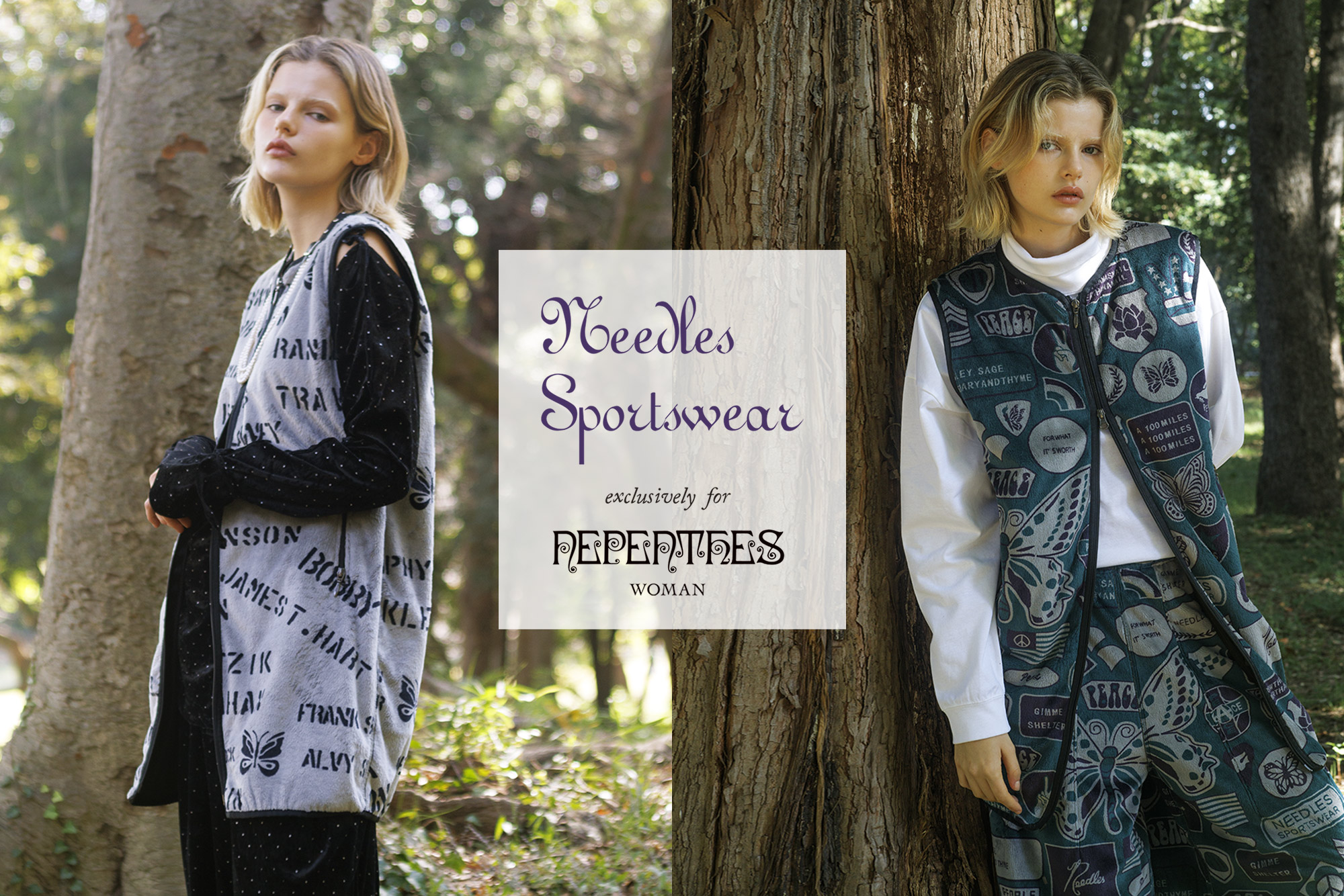 〈NEEDLES SPORTSWEAR〉exclusively for〈NEPENTHES WOMAN〉