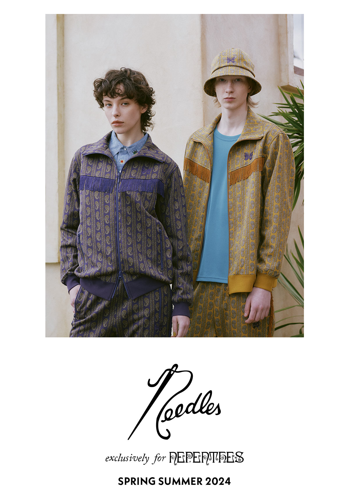 〈NEEDLES〉for NEPENTHES SPRING SUMMER 2024 DROP2