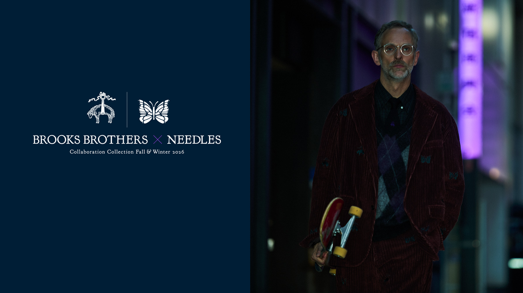 〈NEEDLES〉 x 〈BROOKS BROTHERS〉FALL WINTER 2026 9月2日（水）発売