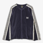 ZIPPED TRACK CARDIGAN – C/PE VELOUR ¥31,900