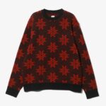 CREW NECK SWEATER – SNOW FLAKES ¥35,200