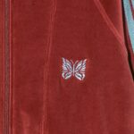 ZIPPED TRACK CARDIGAN – C/PE VELOUR ¥31,900