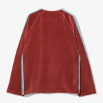 ZIPPED TRACK CARDIGAN – C/PE VELOUR ¥31,900