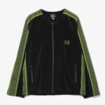 ZIPPED TRACK CARDIGAN – C/PE VELOUR ¥31,900