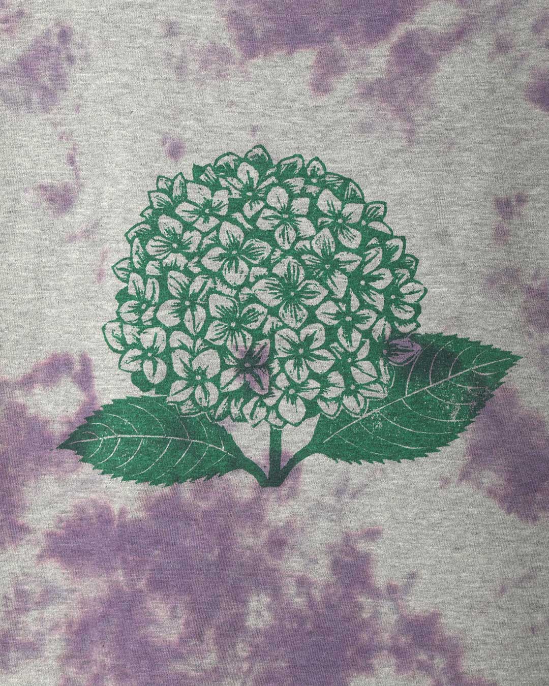 S/S TEE- C/PE JERSEY / HYDRANGEA ¥17,600