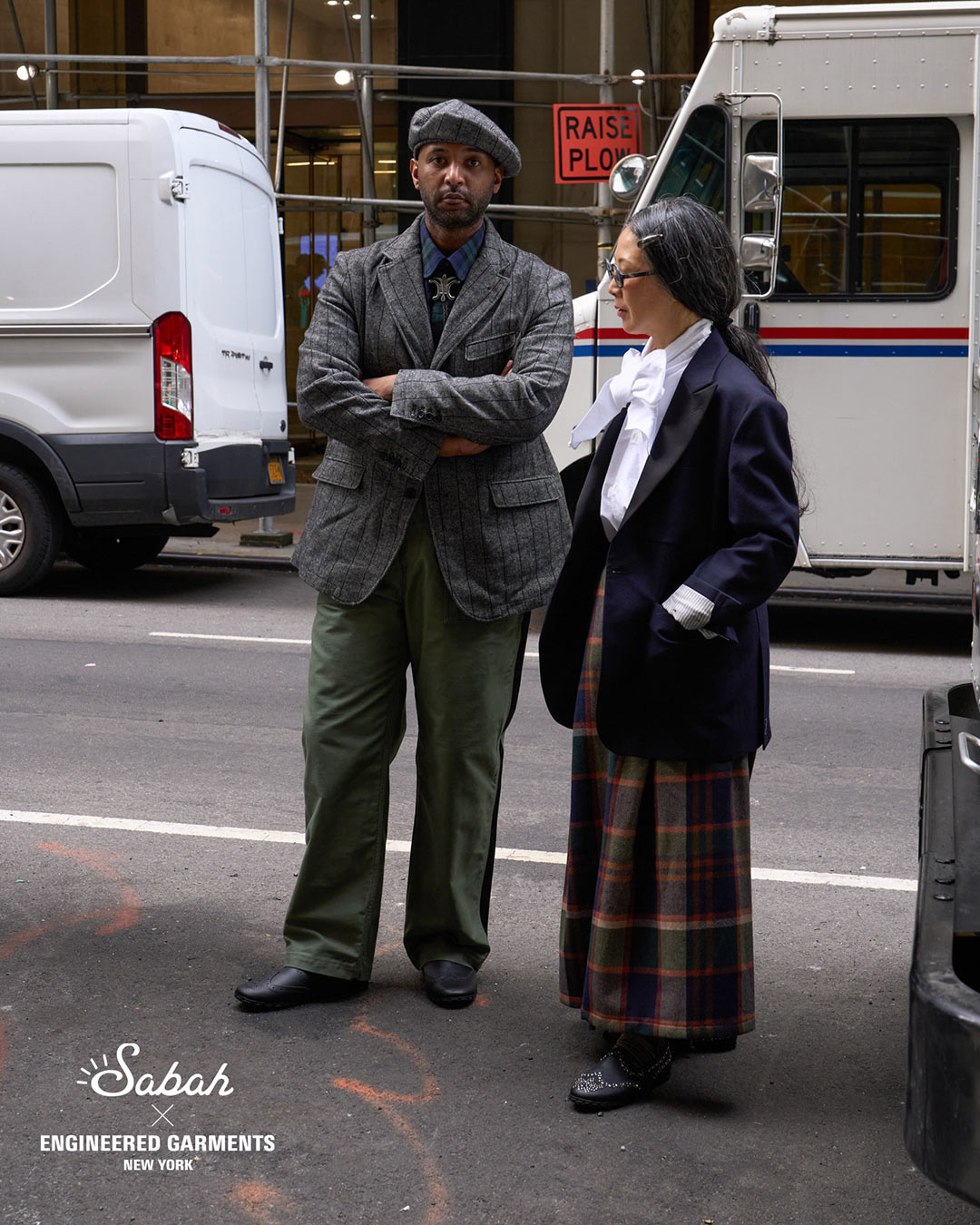 ENGINEERED GARMENTS〉×〈Sabah〉穴飾りデザインと、スタッズモデル2