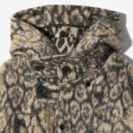 DUFFLE COAT – WOOL POLY LEOPARD JACQUARD ¥113,300
