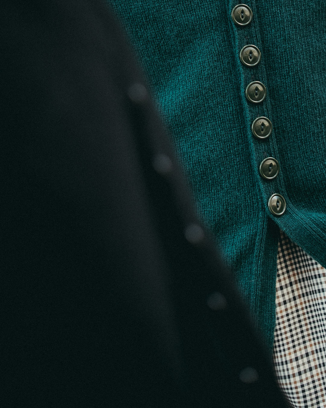 〈WOBURN WALK〉 「FISHERMAN SHETLAND CARDIGAN」