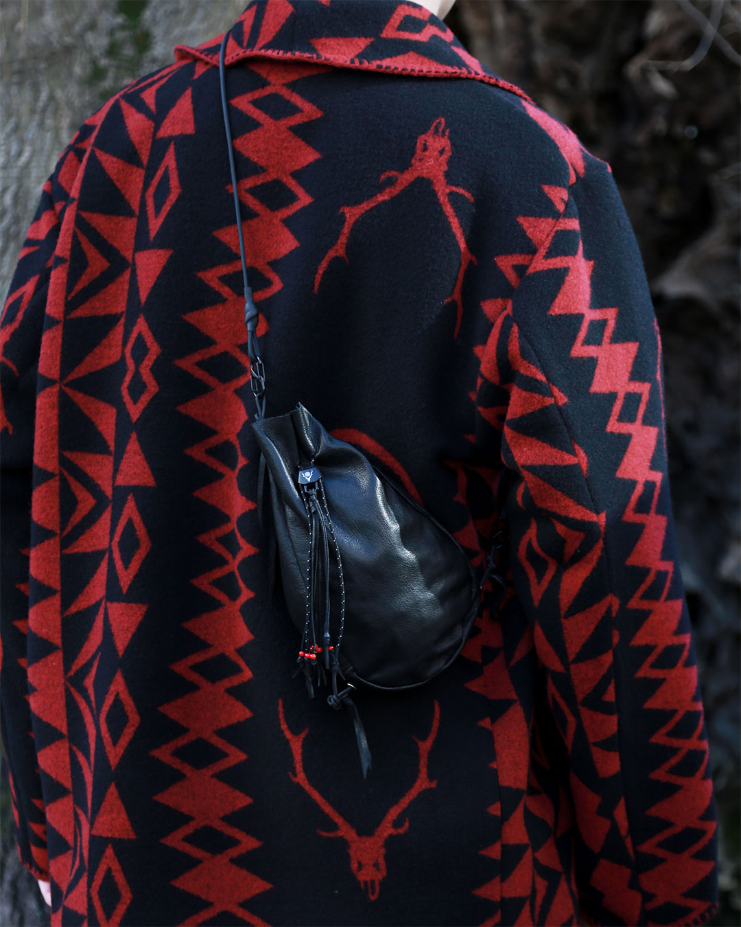 〈SOUTH2 WEST8〉×〈B:TOGETHER〉 別注レザーアクセサリー “KINCHAKU”