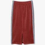 S.L. PENCIL SKIRT – C/PE VELOUR ¥22,000