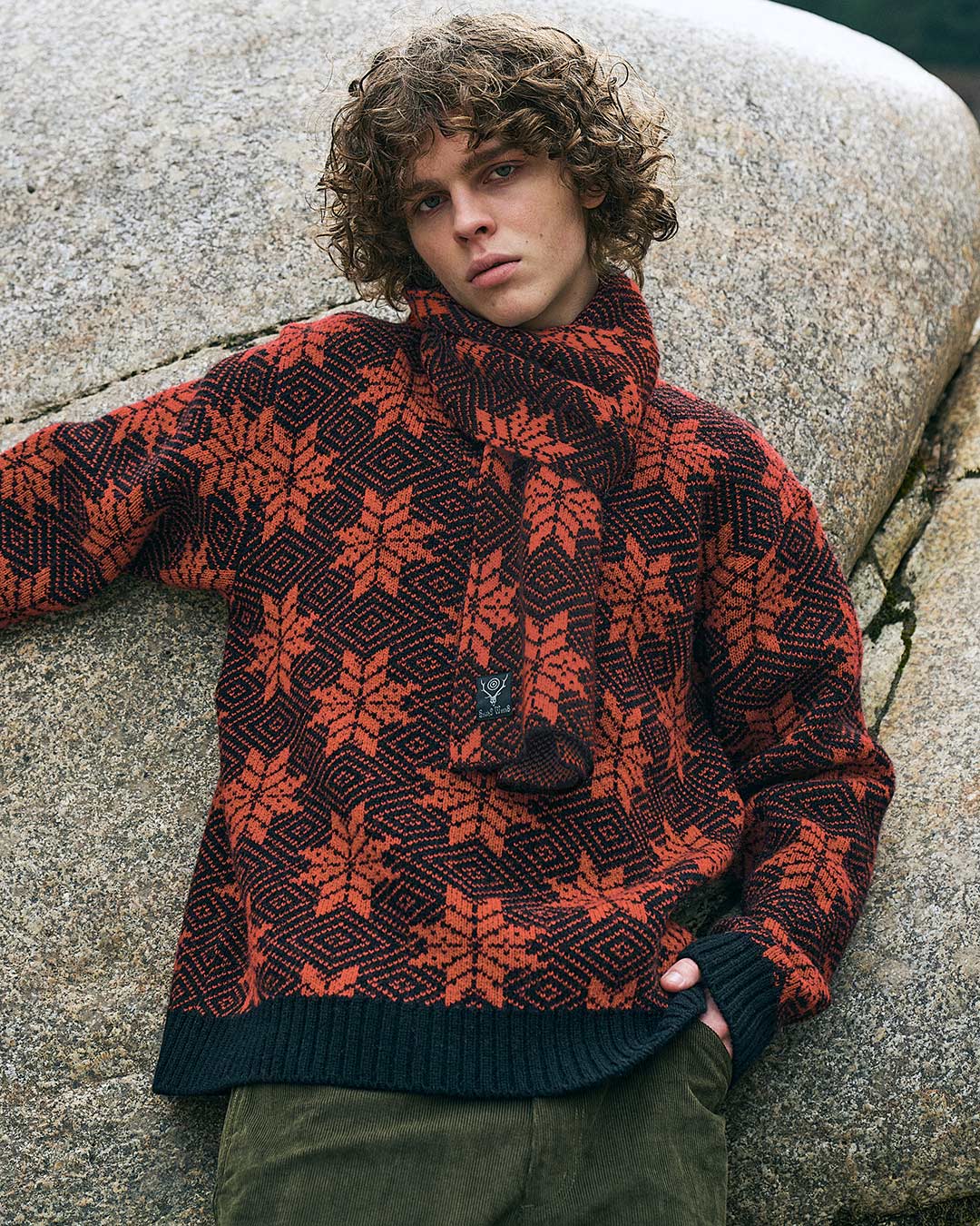 SOUTH2 WEST8〉伝統的なスノーフレーク柄ニットアイテムが登場