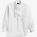 OVERSIZED ASCOT COLLAR SHIRT ¥69,300