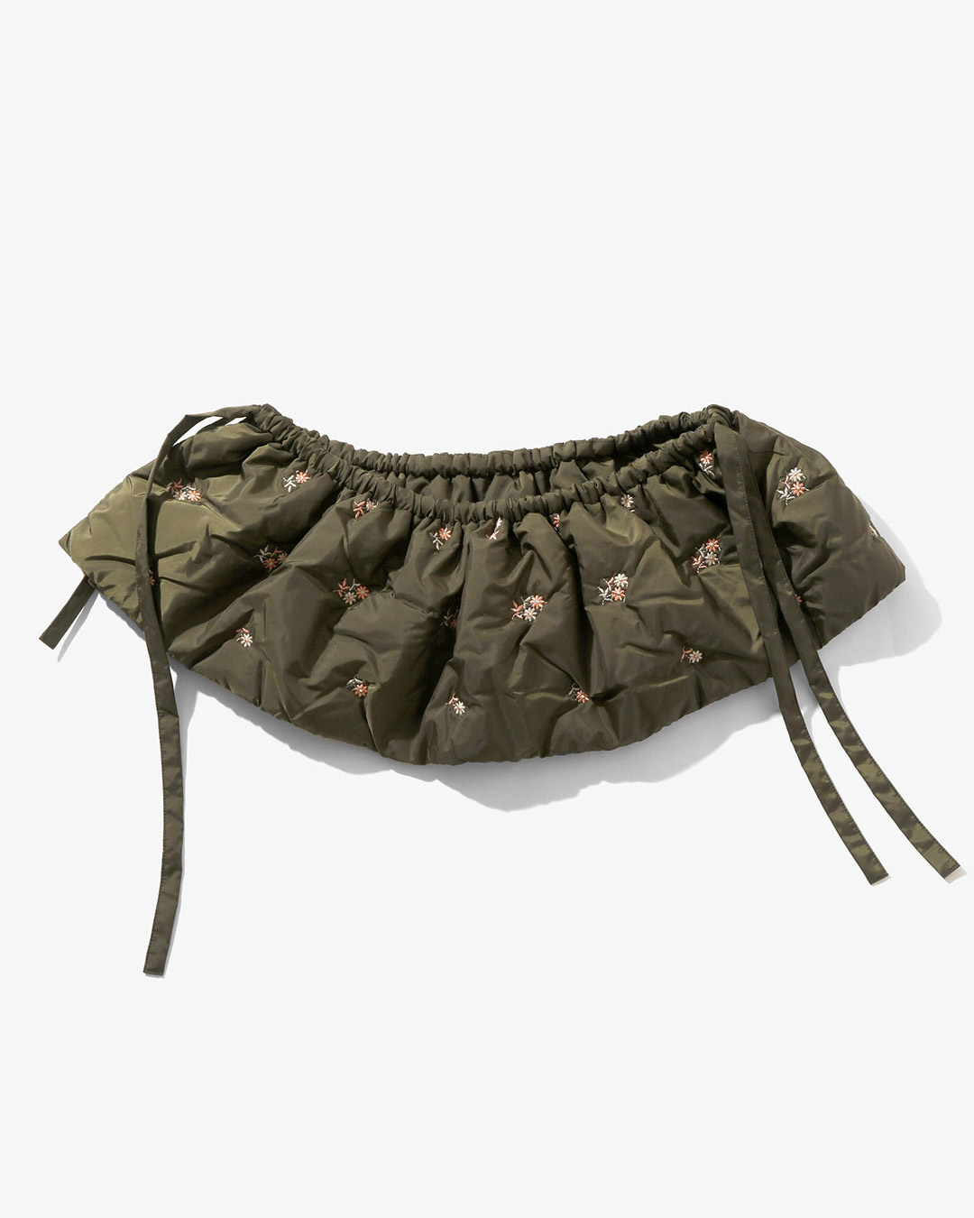 PADDED VARIATION APRON – ORIGINAL FLORAL EMB. ¥27,500