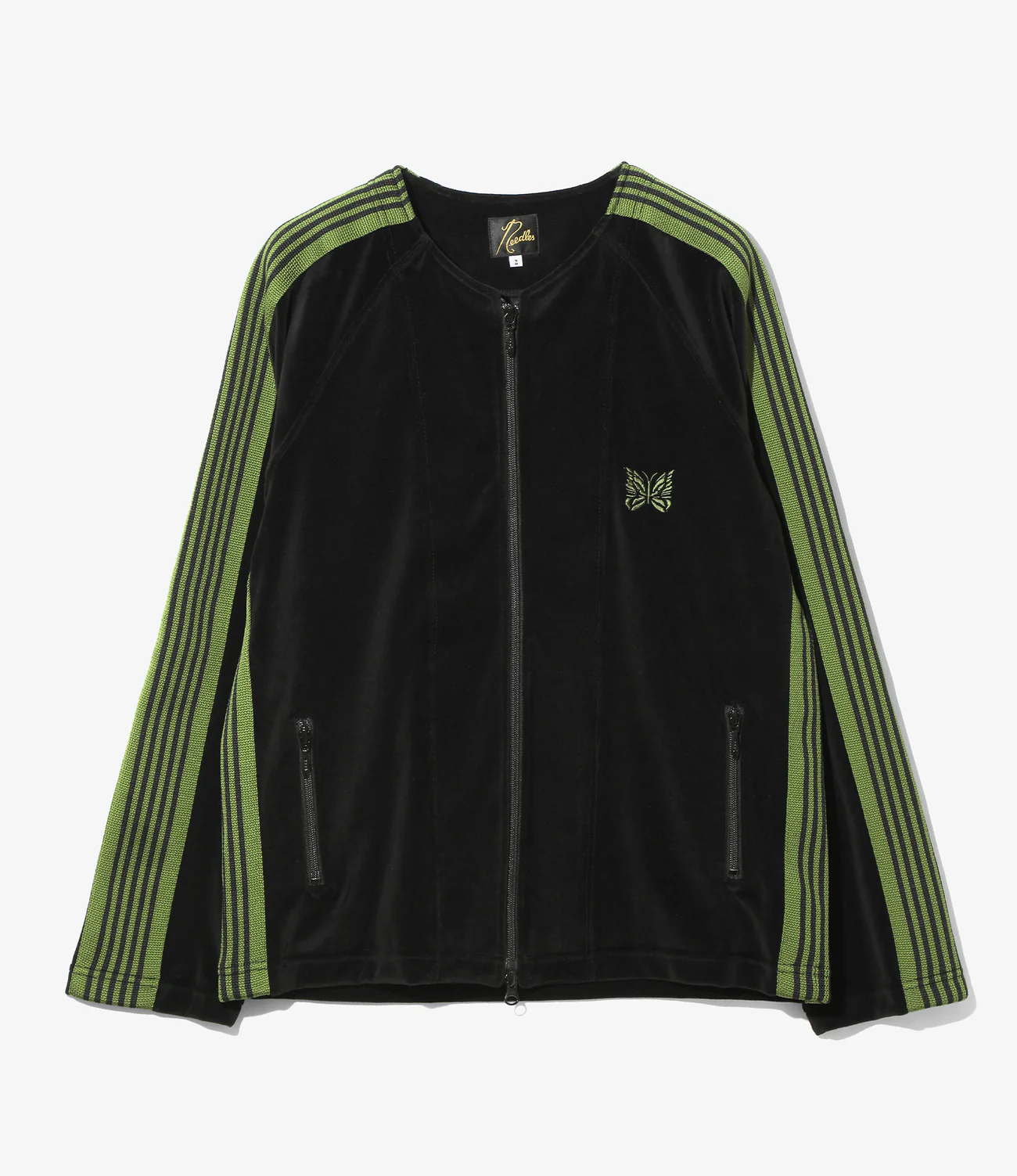 NEEDLES ZIPPED TRACK CARDIGAN