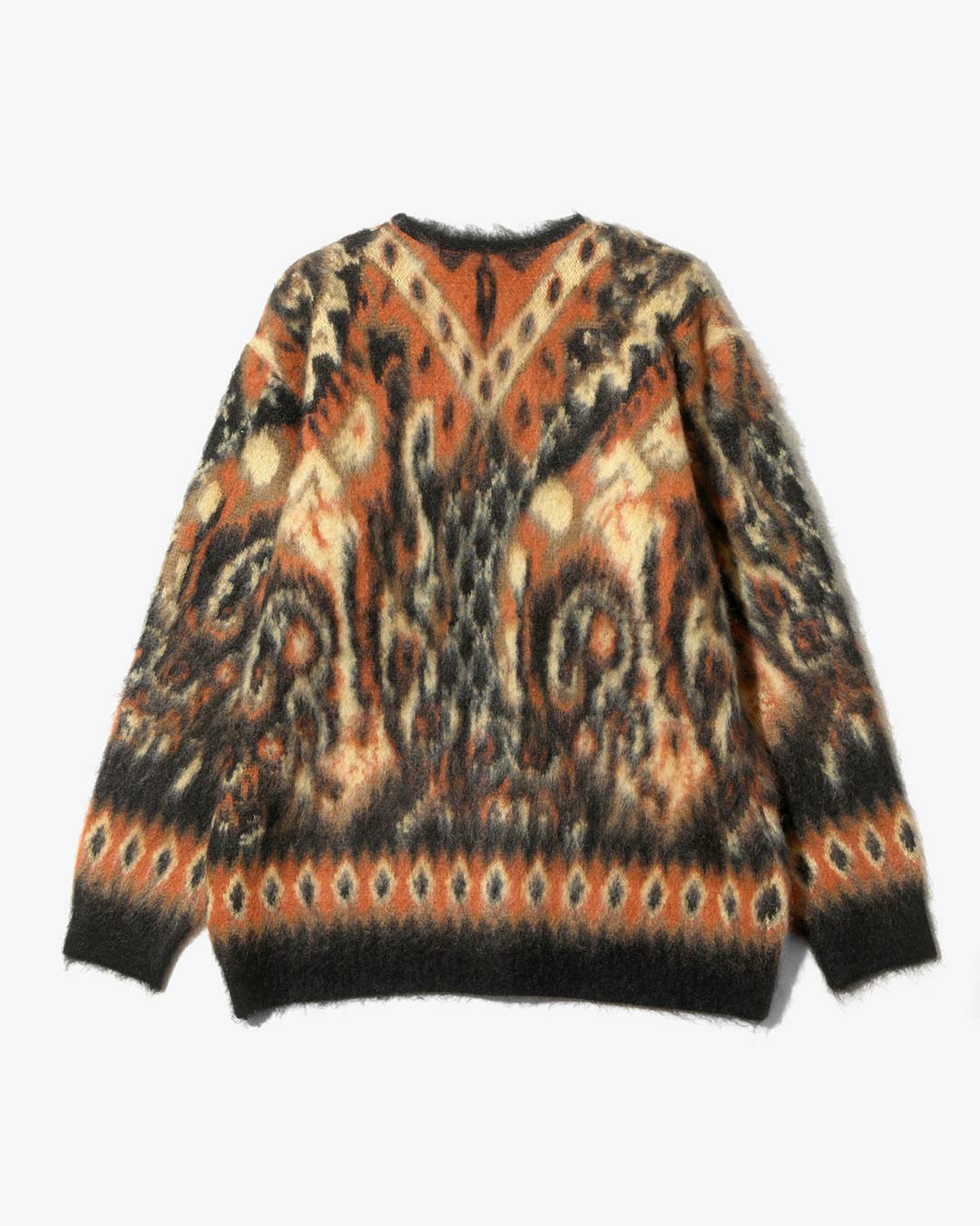 Needles モヘアカーディガン Mohair Cardigan Flame NEEDLES〉秋冬を彩る一着「モヘアカーディガン」 - NEPENTHES