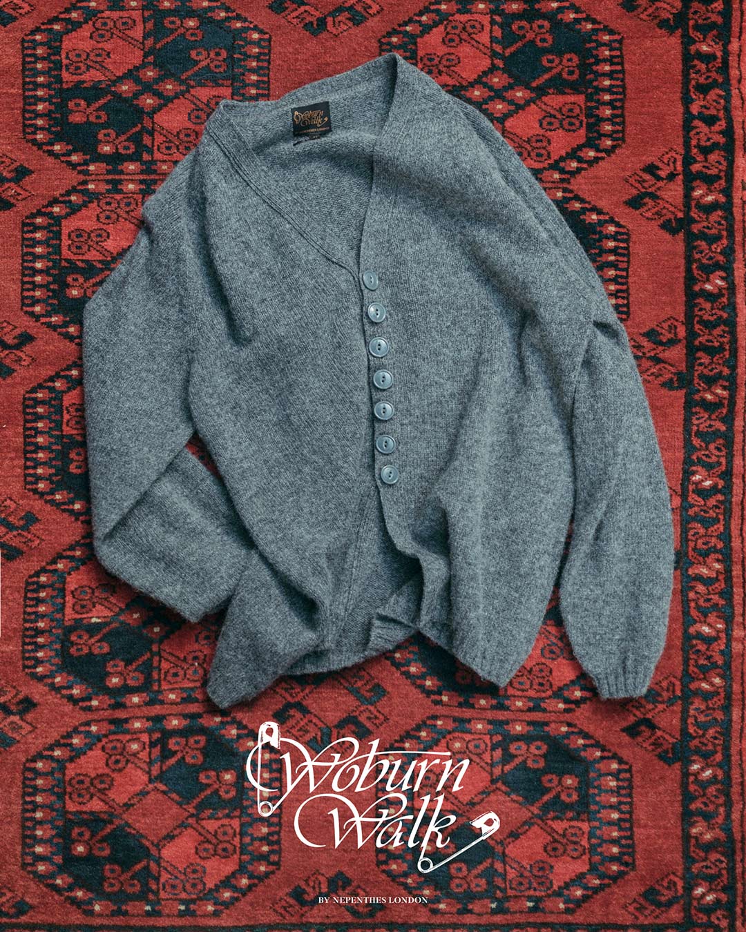 〈WOBURN WALK〉「FISHERMAN SHETLAND CARDIGAN」