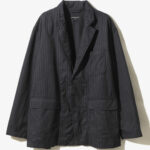 LOITER JACKET - CHALK STRIPE WORSTED WOOL ¥72,600