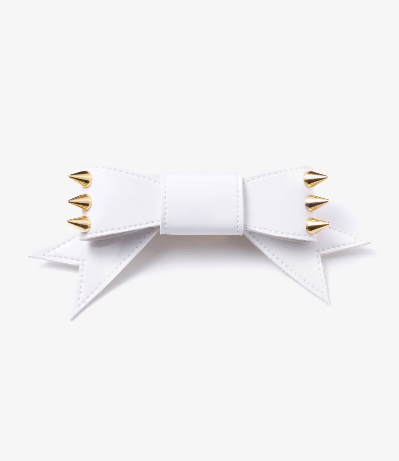 RHODOLIRION RIBBON BARRETTE WITH STUDS
