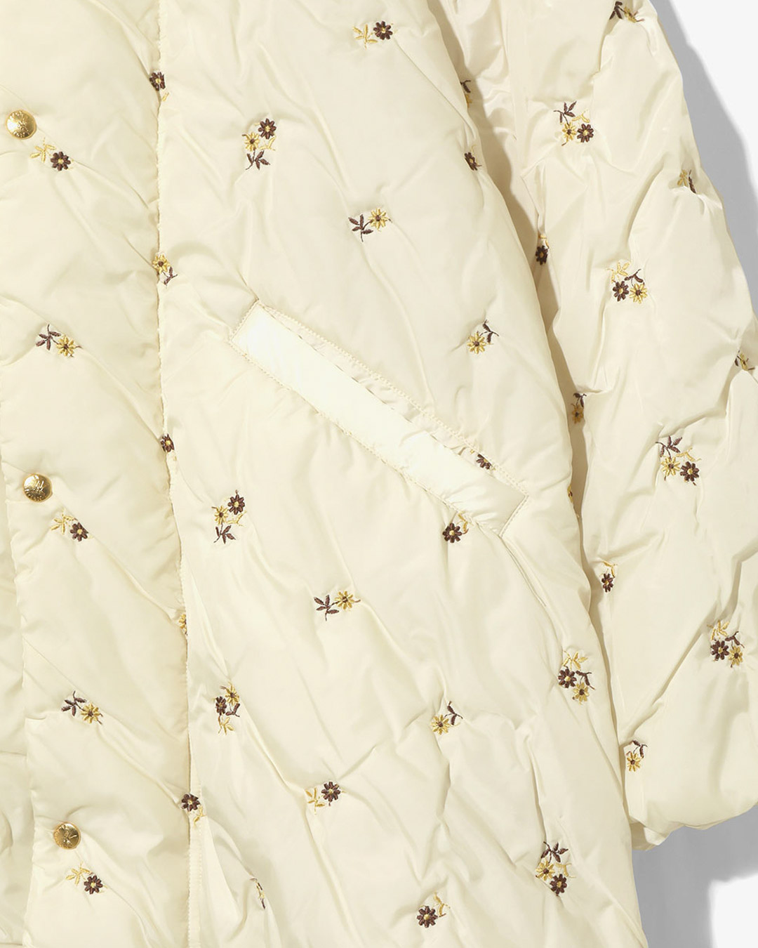 PADDED COAT – ORIGINAL FLORAL EMB. ¥75,900
