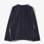 ZIPPED TRACK CARDIGAN – C/PE VELOUR ¥31,900