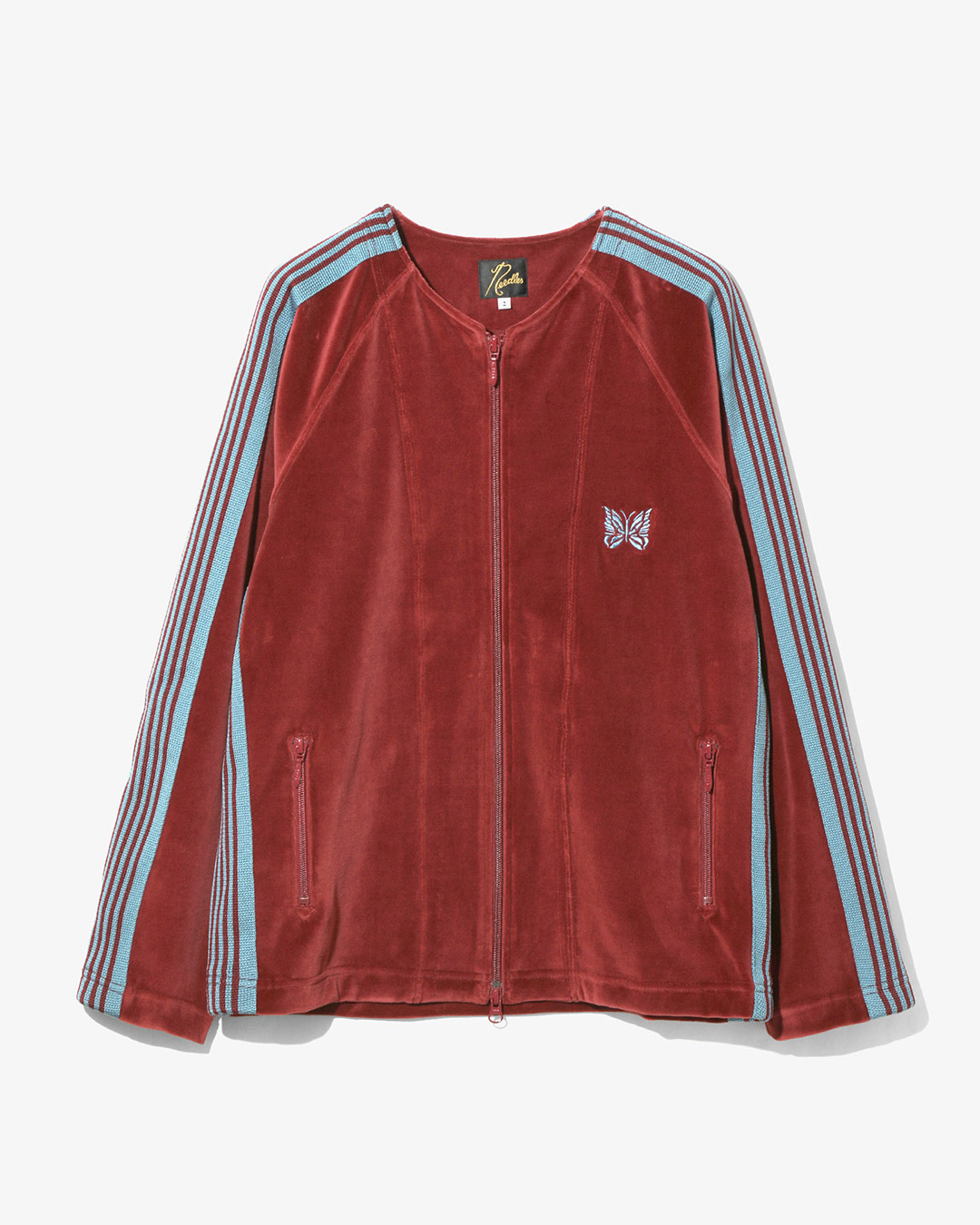 ZIPPED TRACK CARDIGAN – C/PE VELOUR ¥31,900