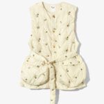 PADDED VEST – ORIGINAL FLORAL EMB. ¥56,100