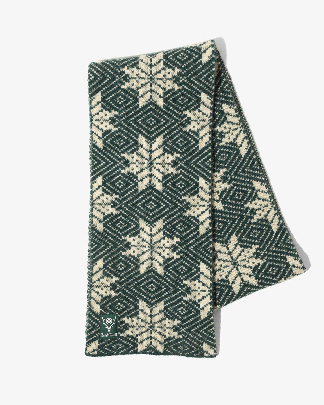 KNIT SCARF – SNOWFLAKES ¥9,900