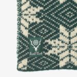 KNIT SCARF – SNOWFLAKES ¥9,900