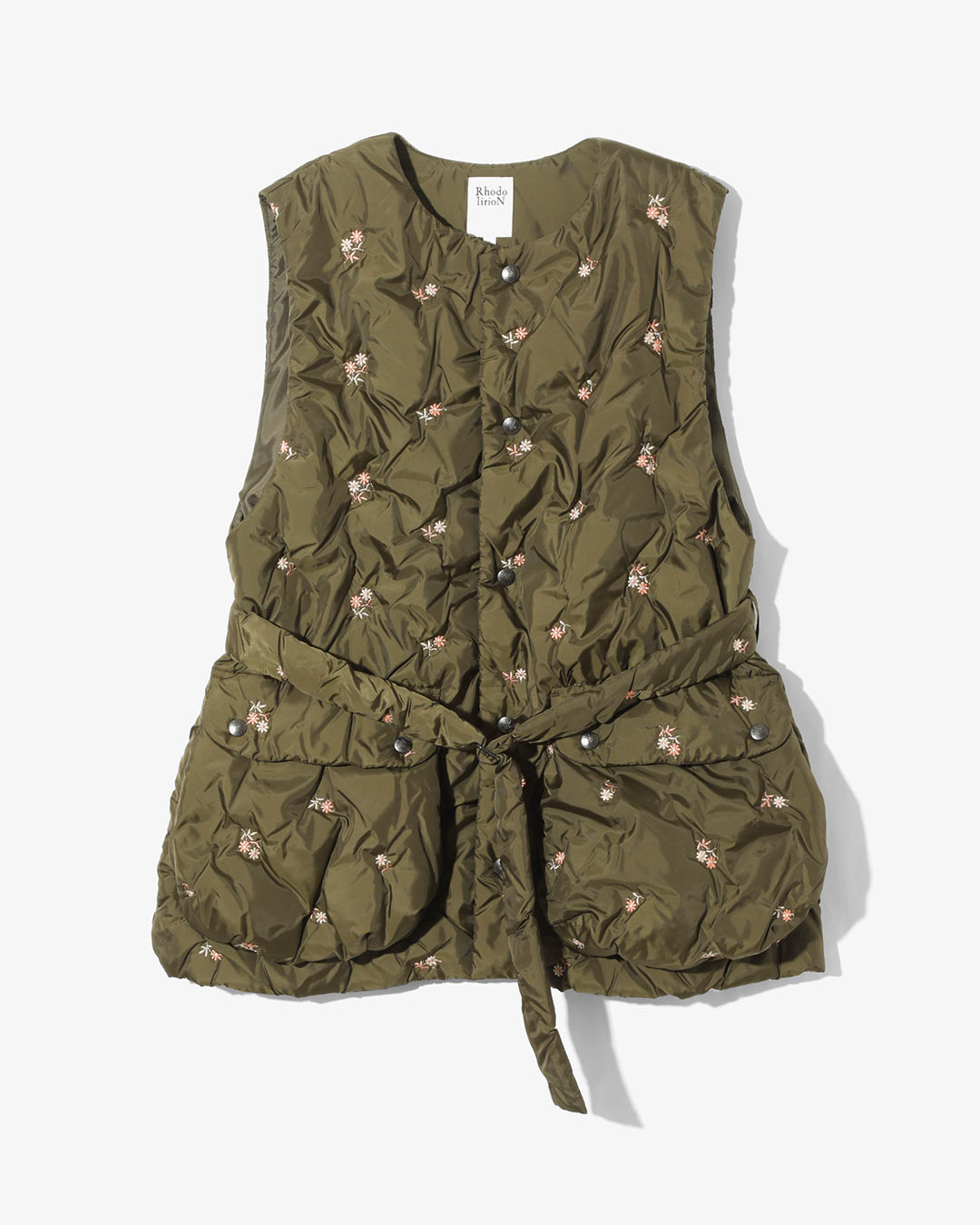 PADDED VEST – ORIGINAL FLORAL EMB. ¥56,100