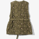 PADDED VEST – ORIGINAL FLORAL EMB. ¥56,100