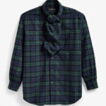 OVERSIZED ASCOT COLLAR SHIRT ¥69,300