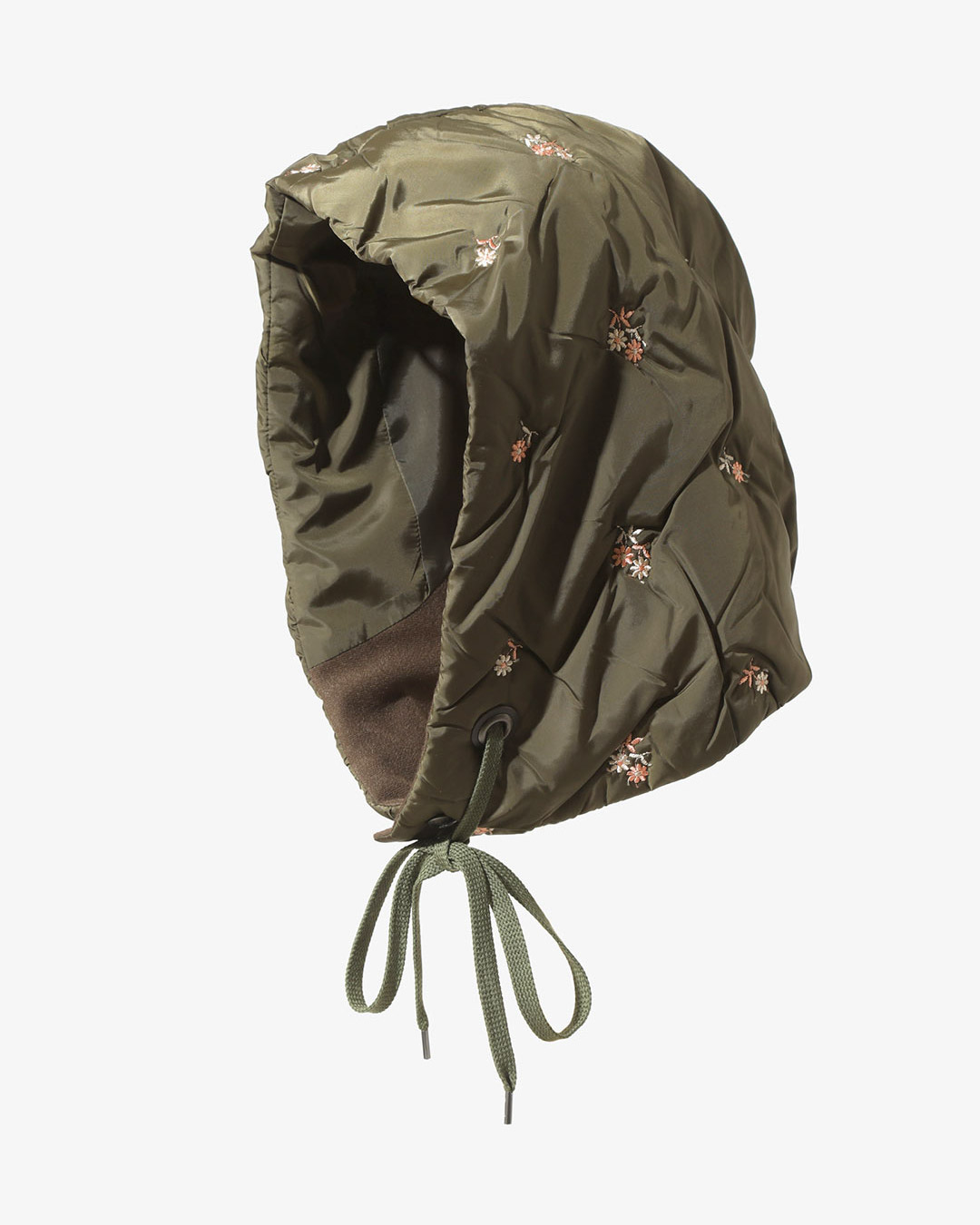 PADDED HOODY SCARF – ORIGINAL FLORAL EMB. ¥26,400