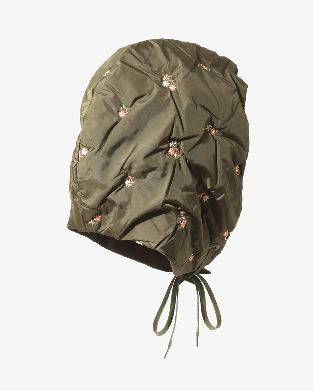 PADDED HOODY SCARF – ORIGINAL FLORAL EMB. ¥26,400