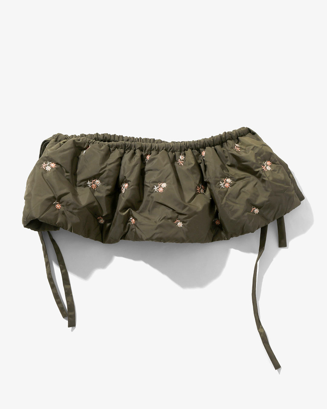 PADDED VARIATION APRON – ORIGINAL FLORAL EMB. ¥27,500