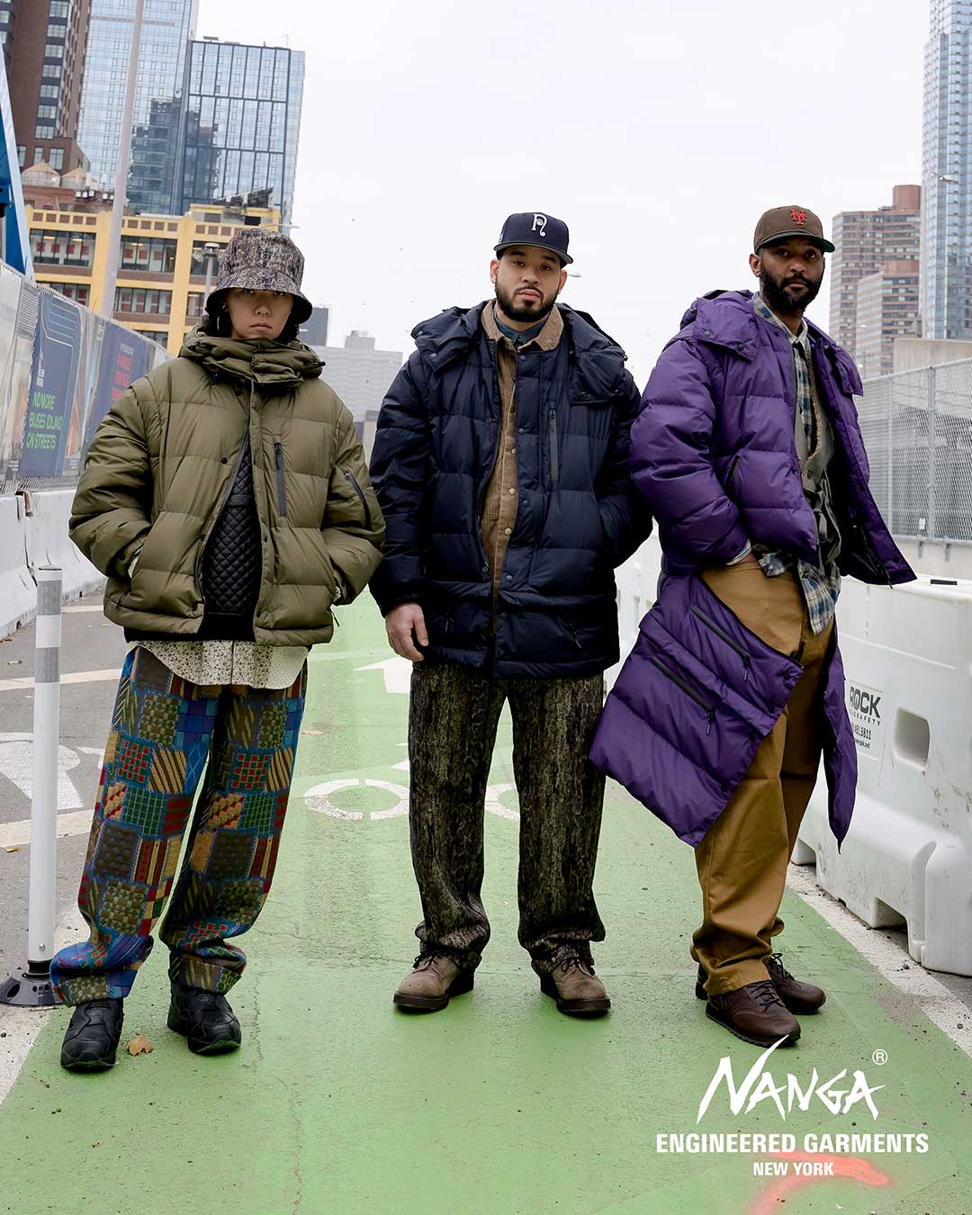 ENGINEERED GARMENTS〉x〈NANGA〉自由に変形する別注デタッチャブル