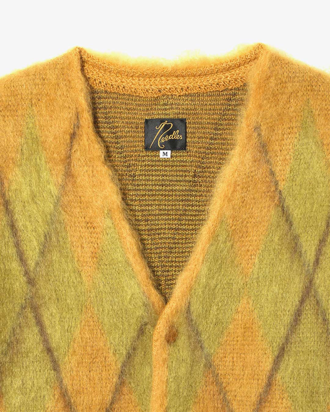 MOHAIR CARDIGAN – ARGYLE ¥34,100