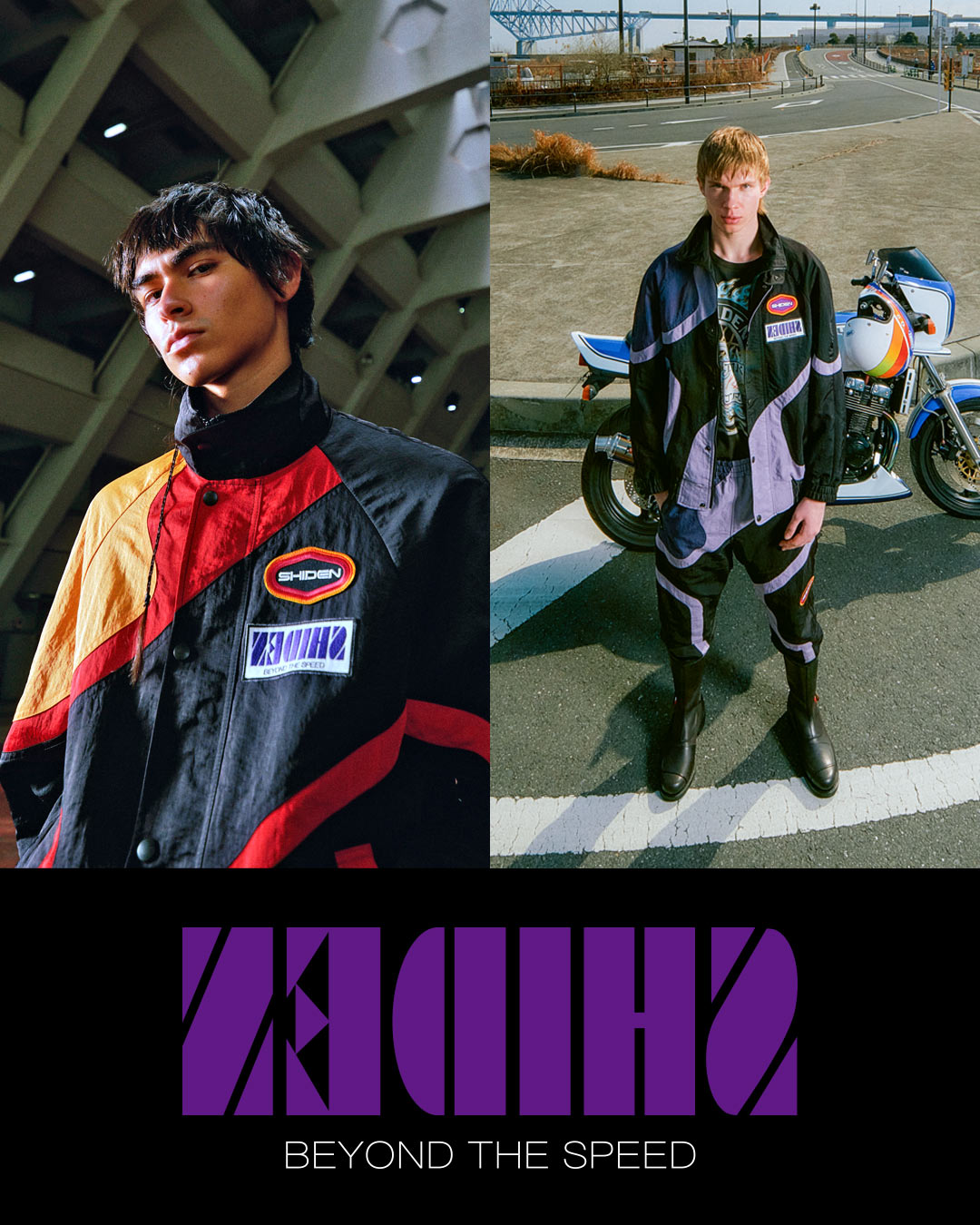 〈SHIDEN〉バイクカルチャーを反映した「レーシングジャケット & イージーパンツ」