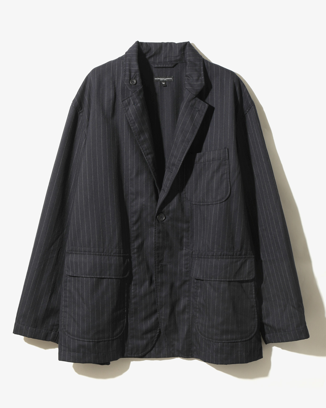 LOITER JACKET - CHALK STRIPE WORSTED WOOL ¥72,600