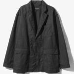 LOITER JACKET - CHALK STRIPE WORSTED WOOL ¥72,600