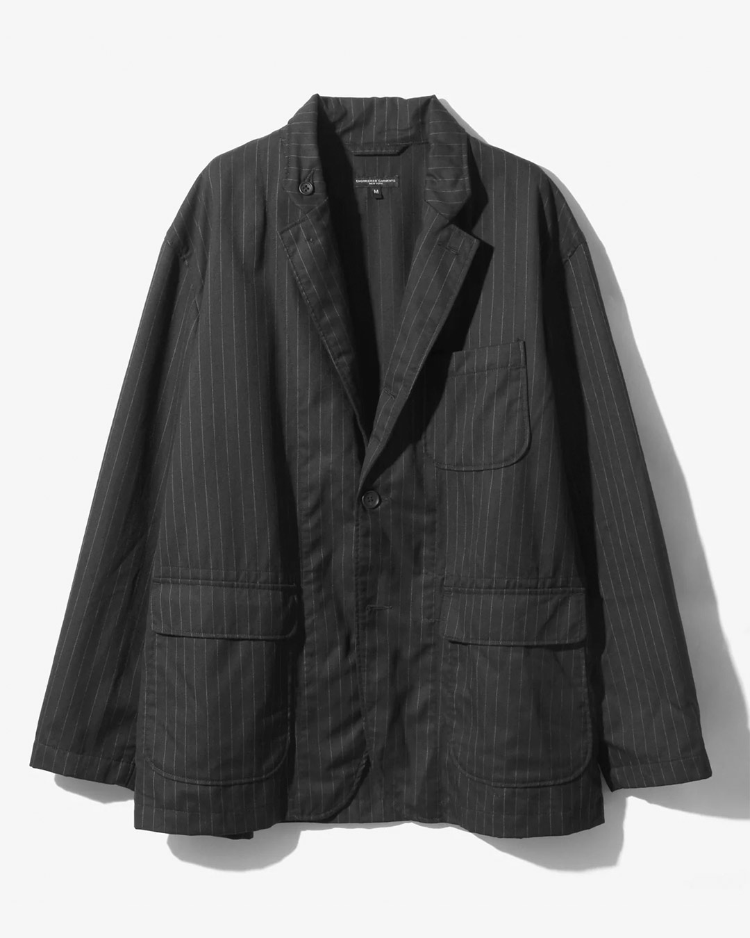 LOITER JACKET - CHALK STRIPE WORSTED WOOL ¥72,600