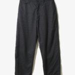 OFFICER PANT - CHALK STRIPE WORSTED WOOL ¥56,100