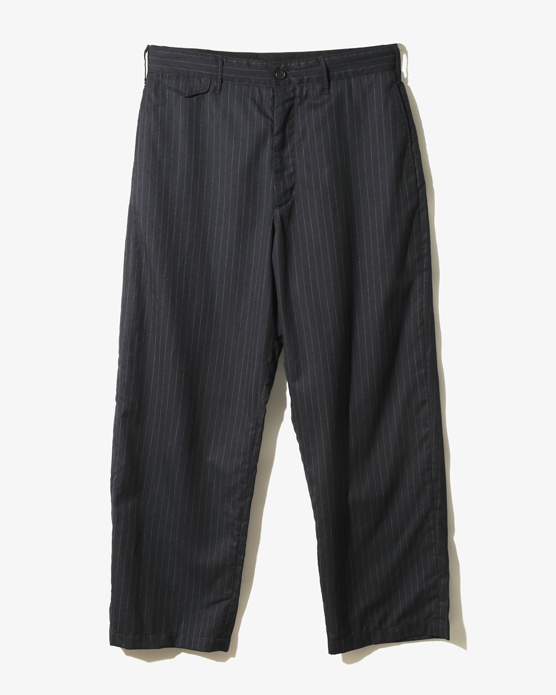 OFFICER PANT - CHALK STRIPE WORSTED WOOL ¥56,100