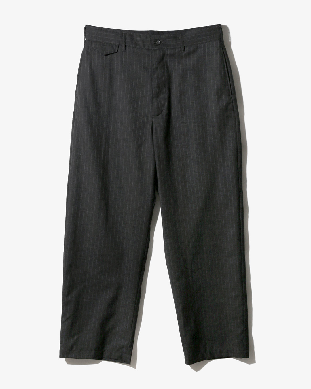 OFFICER PANT - CHALK STRIPE WORSTED WOOL ¥56,100