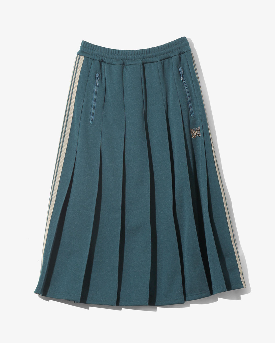 PLEATED TRACK SKIRT - POLY SMOOTH ¥23,100