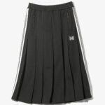 PLEATED TRACK SKIRT - POLY SMOOTH ¥23,100