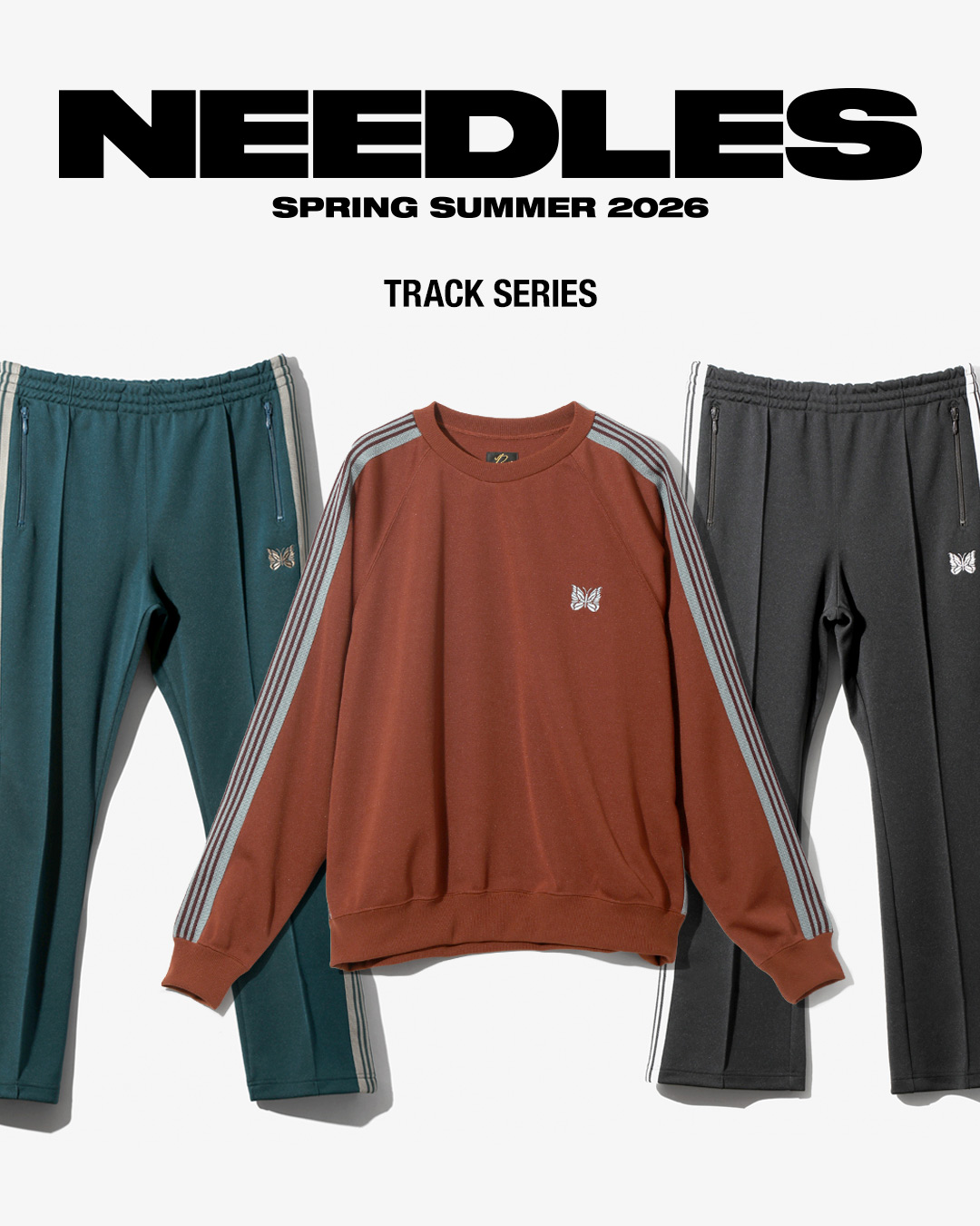 〈NEEDLES〉2026年春夏コレクショントラックシリーズが各店に続々と入荷中