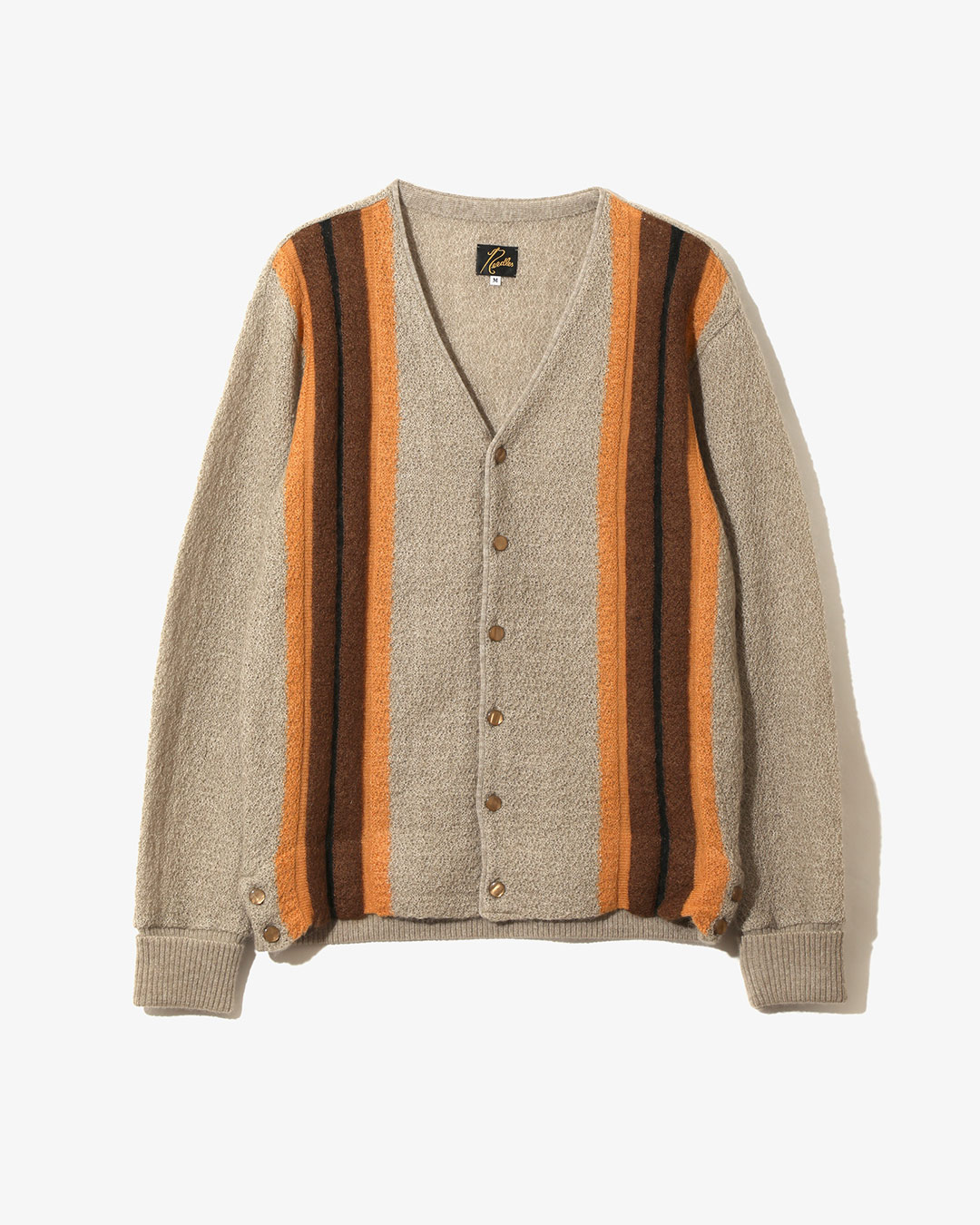 KNIT CARDIGAN - CREPE WEAVE STRIPE ¥37,400
